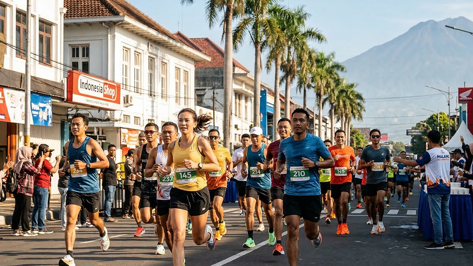 Menjelajahi Sudut Indah Kota Malang Malang Sambil Berlari di MS Glow for Men Malang Half Marathon 2026